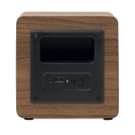 Goedkope promotionele houten speaker met versterker Eco Mini kleur bruin derde weergave