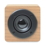 Goedkope promotionele houten speaker met versterker Eco Mini kleur hout tweede weergave