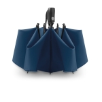 Winddichte opvouwbare golfparaplu met logo Ø102 Hurricane kleur blauw vijfde weergave