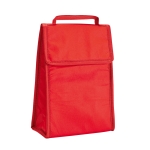 Opvouwbare non-woven koeltas met klittenbandsluiting 80 g/m2 Break kleur rood