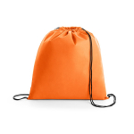 Goedkope non-woven rugzakjes bedrukken 80 gr/m2 Downtown kleur oranje