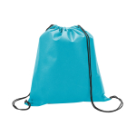 Goedkope non-woven rugzakjes bedrukken 80 gr/m2 Downtown kleur lichtblauw