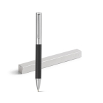 Luxe metalen pen met zwarte inkt graveren Baskerville diverse kleuren