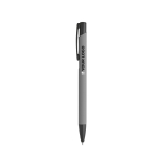 Aluminium pen met rubberen afwerking zwarte inkt Softline met afdrukgebied