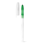 Balpen met transparant gekleurde dop Clear Print eerste weergave