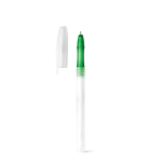 Balpen met transparant gekleurde dop Clear Print