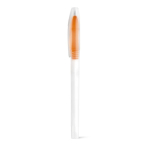 Balpen met transparant gekleurde dop Clear Print