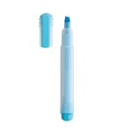 Fluorescerende markers bedrukken met logo Carioca Corvina Memory kleur lichtblauw derde weergave