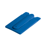 Visite en telefoonhouder van silicoon in één MobileStand kleur blauw