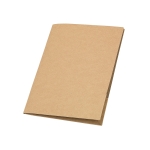 Personaliseerbare schrijfmap van karton 400g/m2 A4 Eco Basic kleur naturel