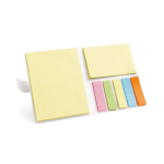 Kartonnen notitieblok met notities en stickers Sticky Basic kleur blauw derde weergave