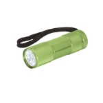 Aluminium zaklampen in kleuren voor promotie Alucolor kleur lichtgroen
