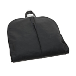 Goedkope non-woven kledingtas met ritssluiting 70 g/m2 Basic kleur zwart