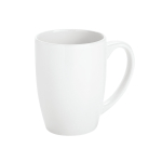 Witte keramische mok personaliseren 350ml Crescent Plus Economy kleur wit