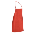 Non-woven keukenschort kleur rood