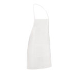 Non-woven keukenschort kleur wit
