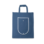 Opvouwbare non-woven tas met handvatten voor vervoer 80 g/m² kleur blauw eerste weergave