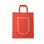 Opvouwbare non-woven tas met handvatten voor vervoer 80 g/m² kleur rood eerste weergave