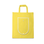 Opvouwbare non-woven tas met handvatten voor vervoer 80 g/m² kleur geel eerste weergave