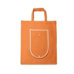 Opvouwbare non-woven tas met handvatten voor vervoer 80 g/m² kleur oranje eerste weergave