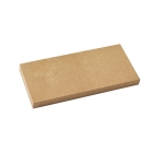 Elegante kurken sleutelhanger met metalen details Cork kleur naturel in doos