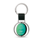 Sleutelhanger met draaiend element graveren Spinning afbeelding met logo