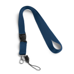 2 cm polyester keycord bedrukken met sluiting Doubleclip Plus