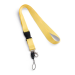 2 cm polyester keycord bedrukken met sluiting Doubleclip Plus