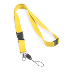 2 cm polyester keycord met dubbele clip sluiting Extra