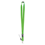 2 cm polyester keycord met dubbele clip sluiting Extra eerste weergave