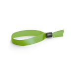 Zijdeachtige en glanzende armband met veiligheidssluiting kleur lichtgroen