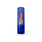 Voordelige lippenbalsem met jouw logo SPF 15 kleur bondi blauw afbeelding met logo