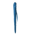 Bedrukte paraplu's met zilveren binnenkant en hoes Duocolor kleur blauw in hoes