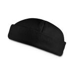 Fleece muts met logo borduren van 220 g/m² Expedition kleur zwart