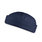 Fleece muts met logo borduren van 220 g/m² Expedition kleur blauw
