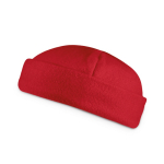 Fleece muts met logo borduren van 220 g/m² Expedition kleur rood