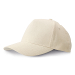Natuurlijke kleur katoenen cap laten bedrukken Ecostyle Cap