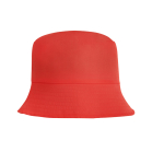 Panama-stijl hoed van polyester, ideaal voor warme dagen kleur rood