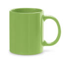 Keramische mok bedrukken met tekst 350ml Basic Colorful kleur lichtgroen