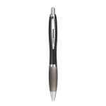 Goedkope plastic pennen met antislipafwerking bedrukken Colors kleur zwart