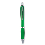 Goedkope plastic pennen met antislipafwerking bedrukken Colors kleur doorzichtig groen