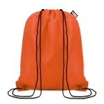 Gerecyclede plastic rugzakje bedrukken Urban Recycled kleur oranje