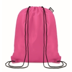 Gerecyclede plastic rugzakje bedrukken Urban Recycled kleur fuchsia