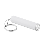 Sleutelhanger met lampje en kleurrijke cilindrische vorm Logolight kleur wit derde weergave