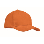 Hoge kwaliteit katoen baseball cap bedrukken Cottonstyle kleur oranje
