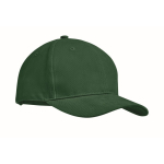 Hoge kwaliteit katoen baseball cap bedrukken Cottonstyle kleur donkergroen
