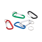 Goedkope sleutelhangers van aluminium met karabijnhaak Aluclip