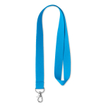 Keycord Regular 15mm kleur cyaan blauw