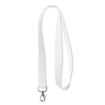 Keycord Sublim 15mm kleur wit