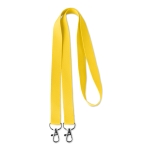 Keycord Duo 15mm kleur geel